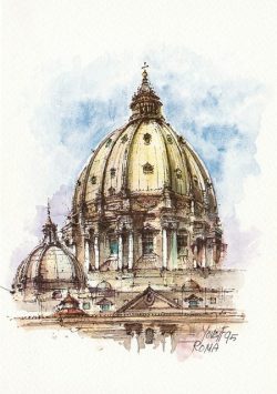 06q Roma - La Cupola di San Pietro