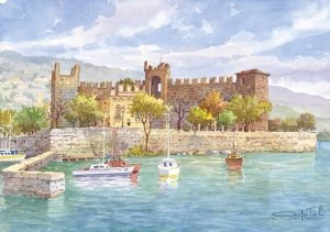 11 Lungo le coste del Garda - Torri del Benaco: Il castello Scaligero