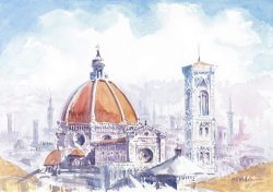 111 Firenze - Campanile di Giotto e Cupolone