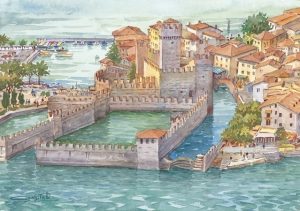 12 Lungo le coste del Garda - Sirmione: Il castello Scaligero
