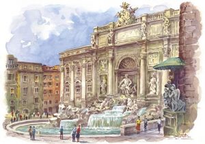 12 Roma - La Fontana di Trevi