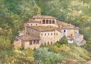 13 Assisi - Il suggestivo Eremo delle Carceri