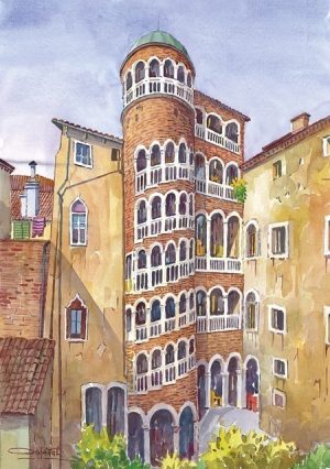 19 Venezia - Palazzo Contarini del Bovolo di G. Candi