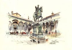 1c FIRENZE - Piazza e Basilica SS. Annunziata