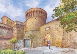 02 Volterra - Torrione del Duca di Atene e porta a Selci