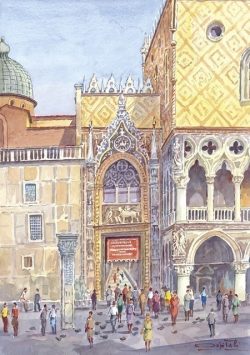 33 Venezia - Palazzo Ducale: Porta della Carta