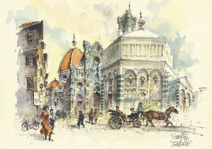 003c Firenze - Il Battistero e la Cattedrale