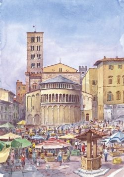 04 Arezzo - Mercato dell'antiquariato in Piazza grande