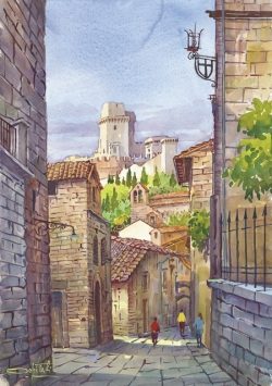 04 Assisi - Vicolo caratteristico della città