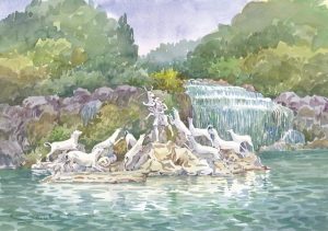 40 Caserta - Parco Reale: Fontana di Atteone