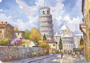 06 Pisa - La Torre che pende... che pende e...