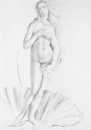 07 Omaggio a Botticelli: La nascita di Venere