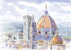078 Firenze - Il Duomo e la Badia Fiorentina