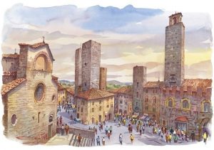 09 S. Gimignano - La Cattedrale e le Torri Gemelle