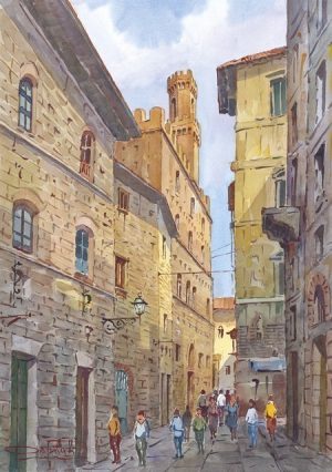 09 Volterra - Vicolo, che porta alla Piazza dei Priori