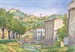 95 Fiesole - Veduta dal Ponte delle Riffe