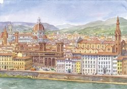 096 Firenze - Panorama dal Forte Belvedere