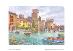 Poster 01 Lungo le coste del Garda: Il castello di Sirmione