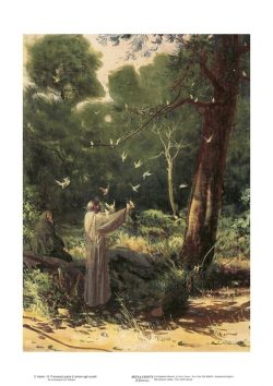 Poster 02 Assisi: San Francesco parla d'amore con gli uccelli