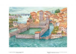 Poster 02 Lungo le coste del Garda: Sirmione e il Castello Scaligero