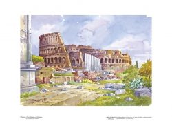 Poster 02 Roma: Il Foro Romano e il Colosseo