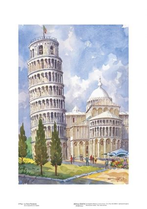 Poster 03 Pisa: La Torre Pendente