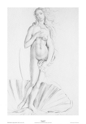 Poster 02 Omaggio a Botticelli: La nascita di Venere