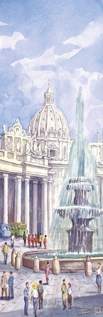 SL 01 Roma - Angolo suggestivo di Piazza San Pietro